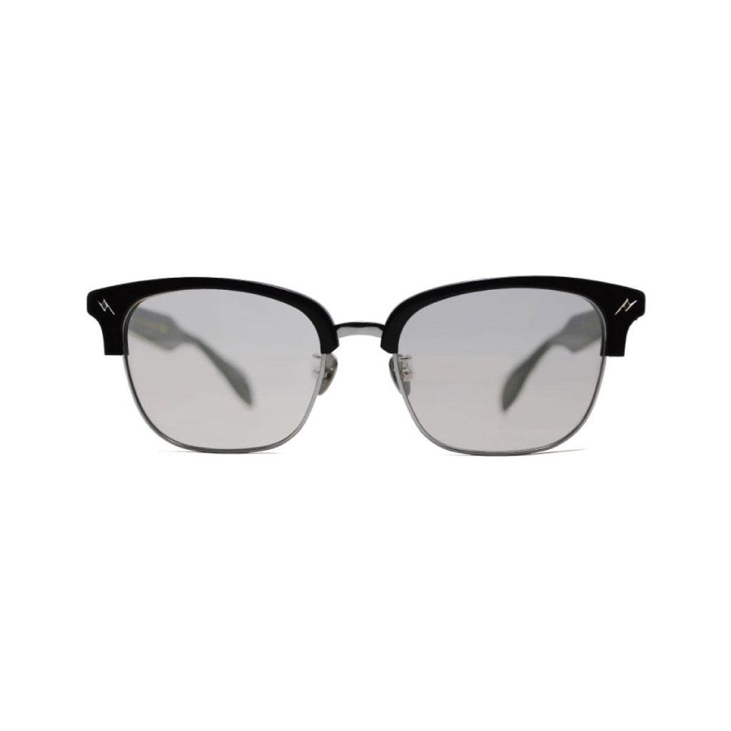 Mr. CASANOVA / STOMP-4-(Black×Silver /Light Gray Lens)