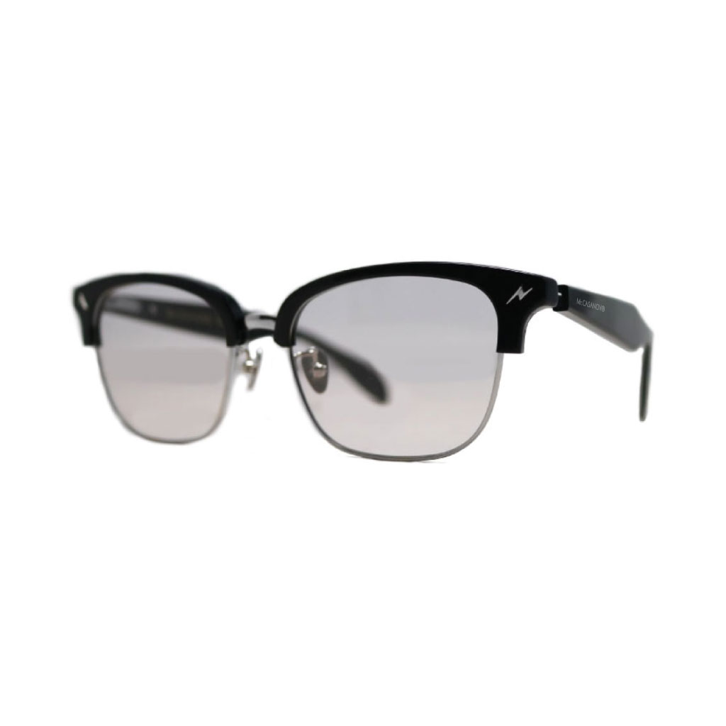 Mr. CASANOVA / STOMP-4-(Black×Silver /Light Gray Lens)