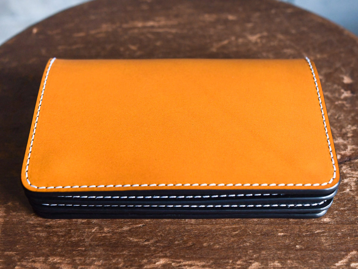 GERUGA / LEATHER WALLET TYPE01 -MIDDLE- (YELLOW)